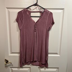Ladies Mauve Top- Size Small.  Like New